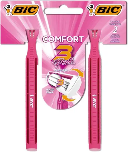 Aparelho Bic Comfort 3 Women - 2 Unidades