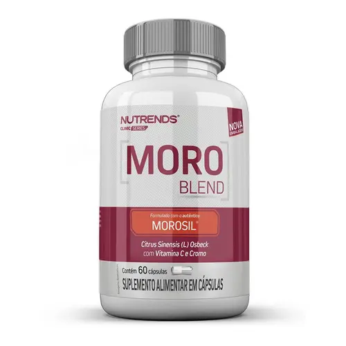 Moro Blend (Laranja Moro + Vitamina C + Cromo) Nutrends 60 Cápsulas