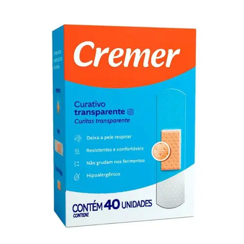 Curativo Cremer Transparente 40 Unidades