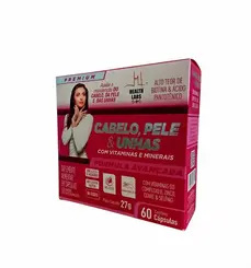 Suplemento Cabelo Pele e Unhas 60 Cápsulas Health Labs