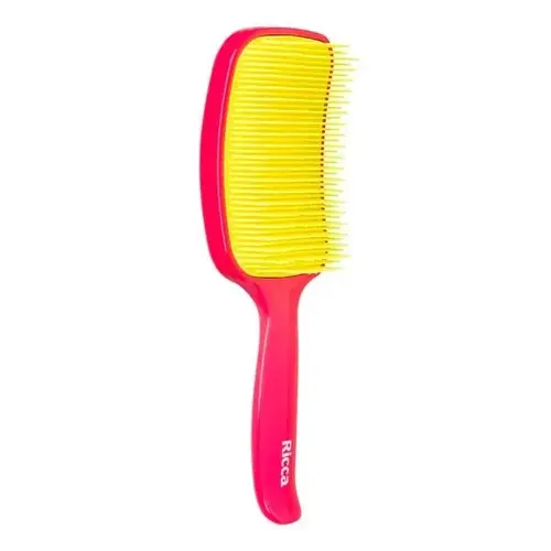 Escova Cabelo Ricca Raquete Flex Pink 450