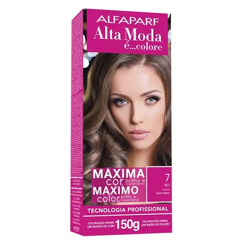 Tintura Alta Moda 7.0 Louro Mel