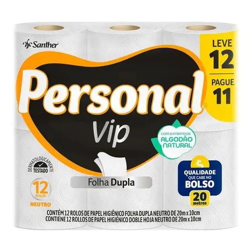 Papel Higiênico Personal Neutro Leve 12 Pague 11