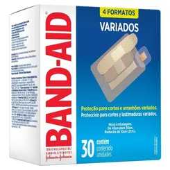 Curativo Band-Aid Variados 30 Unidades