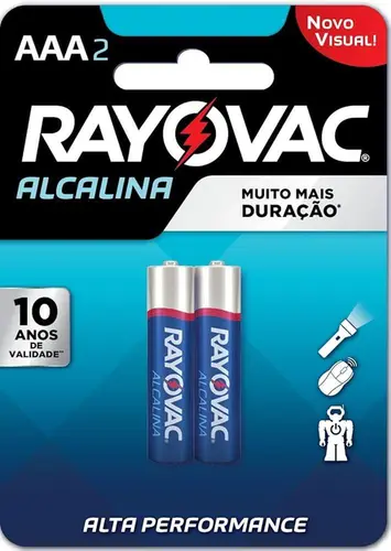 Pilha Rayovac Palito C/2