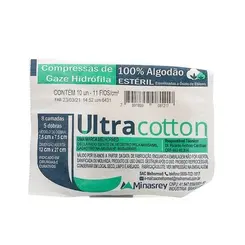 Compressa Gaze Ultracotton 10 Unidades