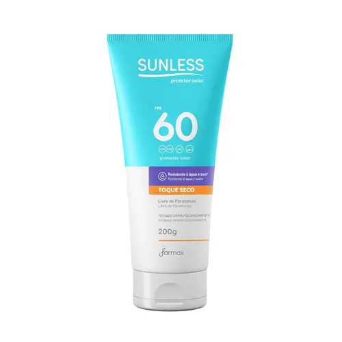 Protetor Solar Sunleess Fps 60 200 Gramas