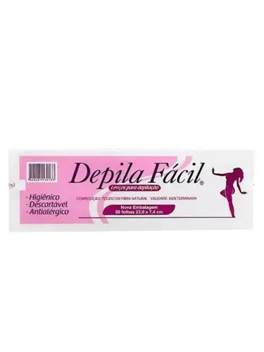 Papel Para Depilação Ntflex 50 Unidades