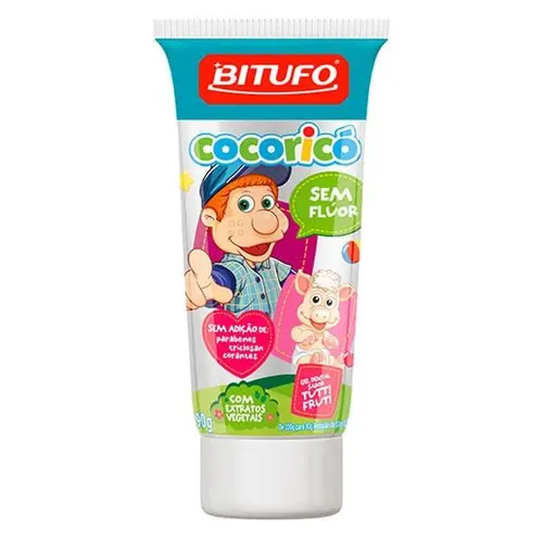 Creme Dental Inf Cocorico S/Fluor F.Tropic 100Gr