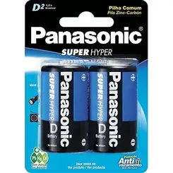 Pilha Panasonic Grande Com 2 Unidades