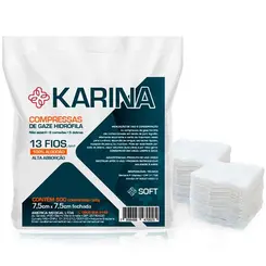 Compressa Gaze Hidrofila Karina 500 Unidades