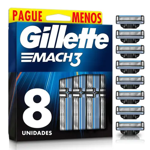 Carga Mach 3 Com 8 Unidades Pague Menos