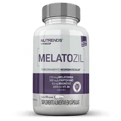 Melatozil (Melatonina + Triptofano + Magnésio) Nutrends 60 Cápsulas