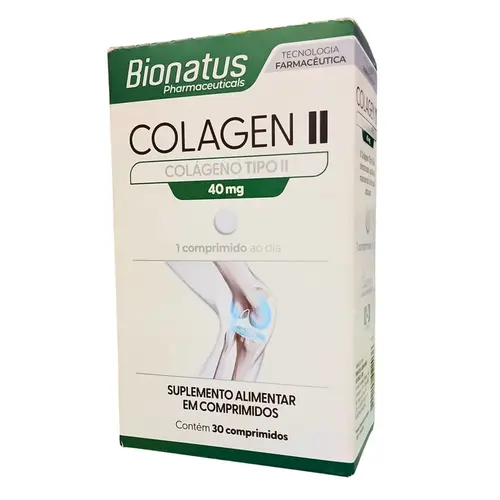 Colagen II Colágeno Tipo II 40mg 30 Comprimidos