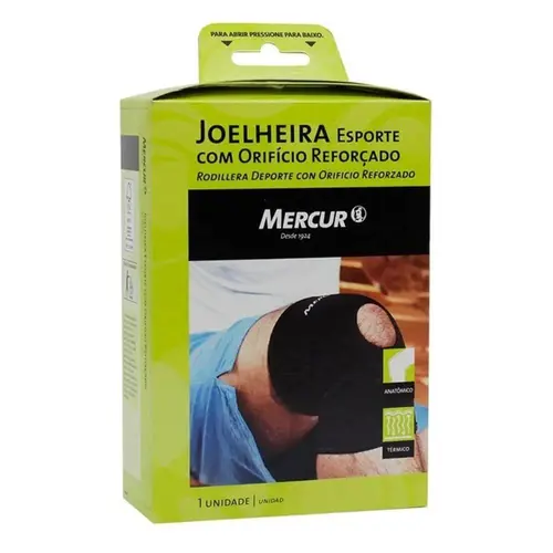 Joelheira Esporte Com Orificio Reforçado GG Mercur