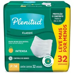 Roupa Plenitud Classic P/M 32 Unidades