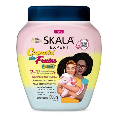 Creme De Tratamento Skala Coquetel De Frutas 1kg