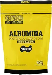 Albumina Naturovos Sem Sabor 420 Gramas