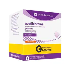 Acetilcisteina 600Mg 16 Envelopes Prati