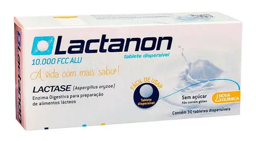 Lactanon 10.000 Fcc 30 Tabletes Dispersíveis