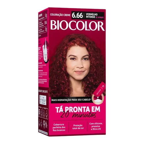 Tintura Biocolor Mini 6.66 Vermelho Intense