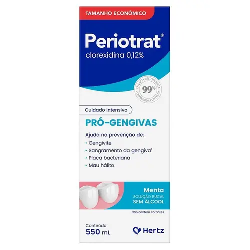 Periotrat Clorexidina 0,12 Solução Bucal 550Ml