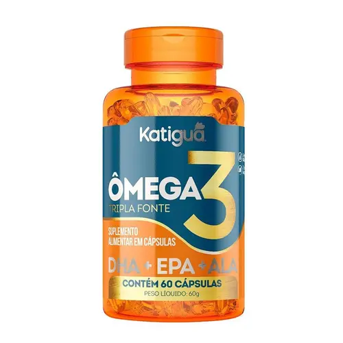 Ômega 3 Tripla Fonte 60 Cápsulas Gelatinosas Katigua