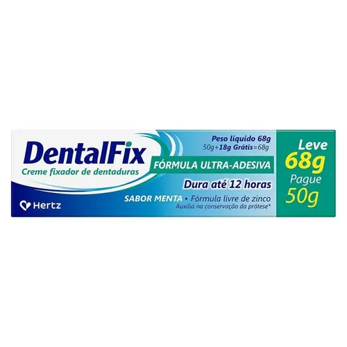 Dentalfix Menta Creme 68 Gramas
