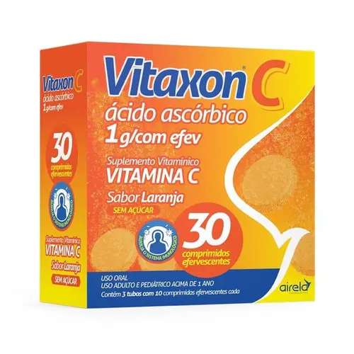 Vitaxon C Vitamina C 1g 30 Comprimidos Efervecentes
