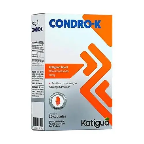 Condro-K Colageno Tipo II Katiguá 30 Cápsulas