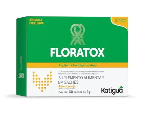 Floratox Psyllium 30 Saches Laranja Katigua
