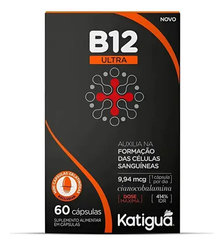 Vitamina B12 Ultra 60 Cápsulas Katiguá