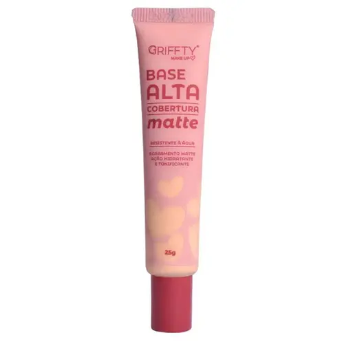 Base Líquinda Matte Alta Cobertura Cor 02 Griffty