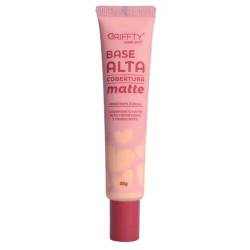 Base Bisnaga Alta Cobertura Matte Cor 03 Griffty