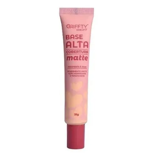Base Bisnaga Alta Cobertura Matte Cor 01 Griffty