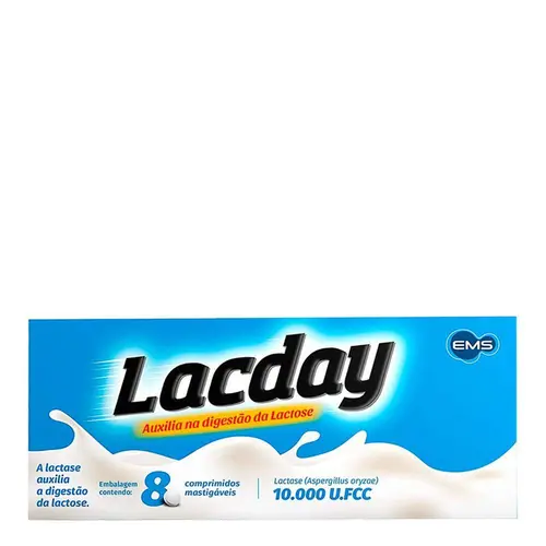 Lacday 10.000 Fcc 8 Comprimidos Mastigáveis