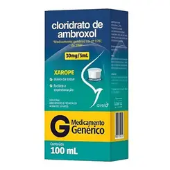Cloridrato de Ambroxol 30Mg/5Ml Xarope 100Ml Adulto Airela
