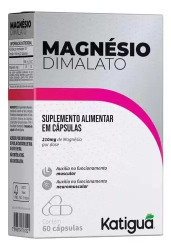 Magnesan Magnesio Dimalato 210Mg 60 Cápsulas Katigua