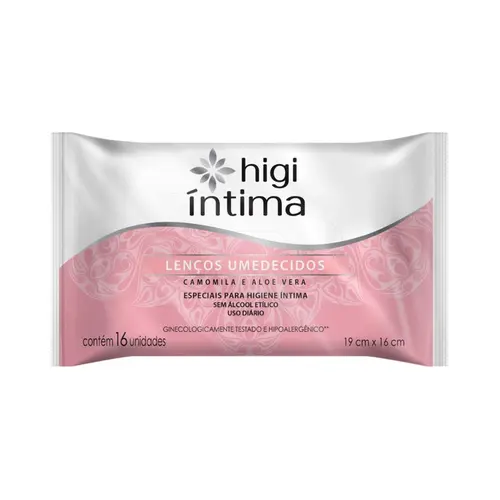 Lenco Umedecido Intimo Higi Intima 16 Unidades