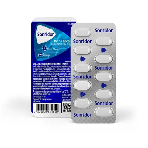Sonridor Dor E Febre 10 Comprimidos