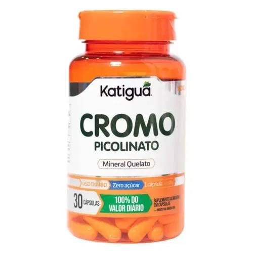 Picolinato De Cromo Zero 30 Cápsulas Katigua