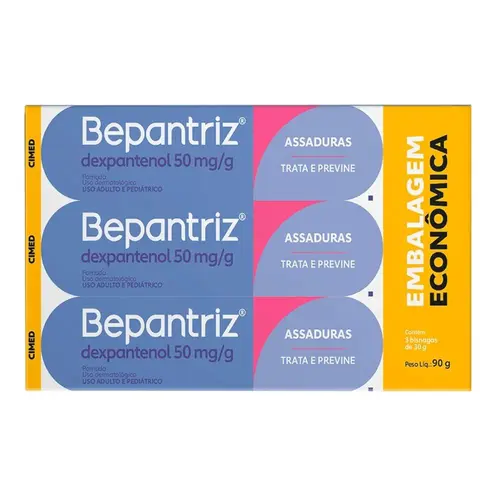 Bepantriz Caixa Com 3 Unidades 30g Cada