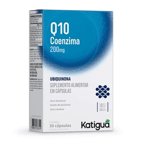 Coenzima Q10 30 Cápsulas 200Mg Katiguá