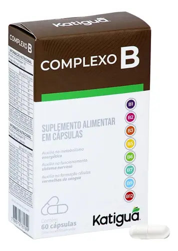 Suplemento Vitamina B Complexo B Katiguá 60 Cápsulas