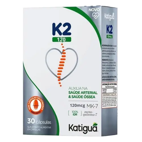 Vitamina K2 120Mcg Katiguá 30 Cápsulas