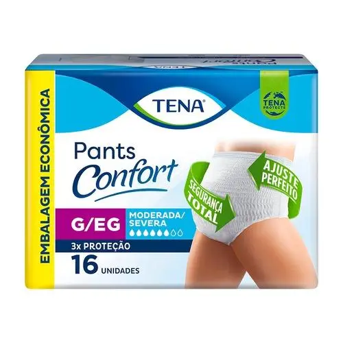 Roupa Intima Tena Pants Comfort G/Xg 16 Unidades