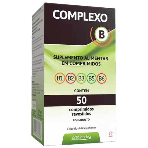 COMPLEXO B 50 COMPRIMIDOS - ARTE NATIVA