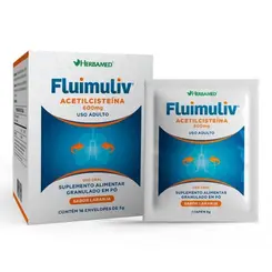 Fluimuliv Acetilcisteina 600Mg 16 Envelopes