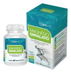 Magnesio Dimalato 600Mg 60 Cápsulas Geovit
