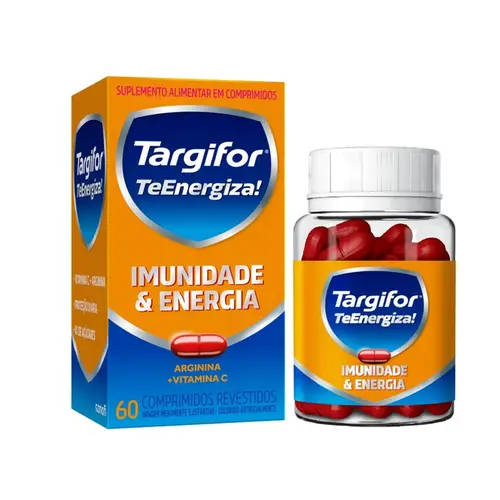Targifor C Vitamina C 500mg + Arginina 500mg  60 Comprimidos